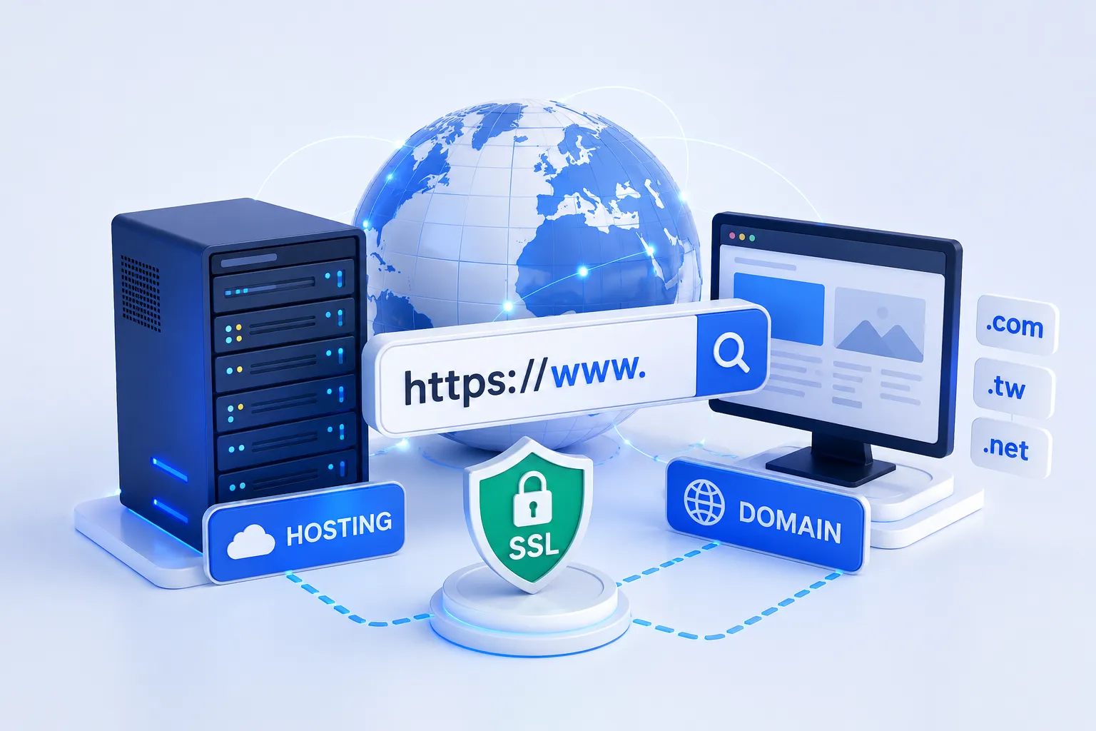 網站主機與 SSL 設定展示